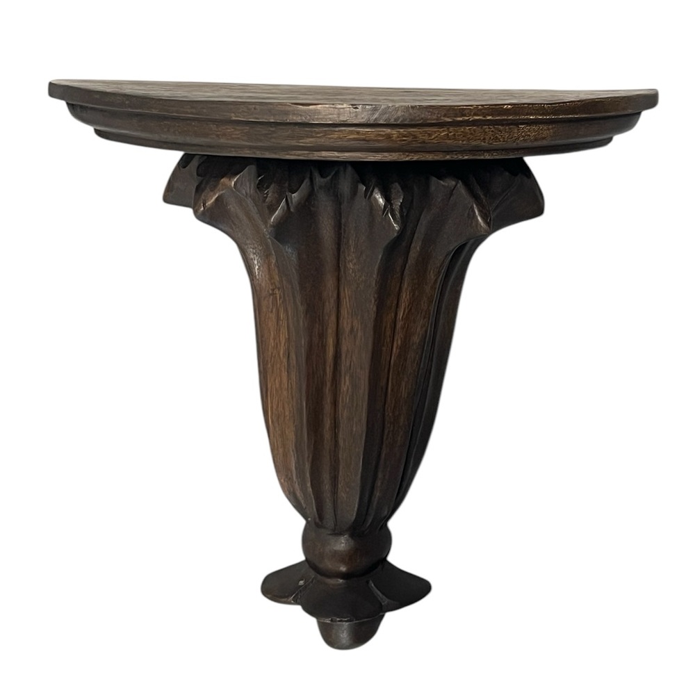 HAND CARVED RUSTIC CHELSEA STYLE CORBEL STYLE SHELF 12"